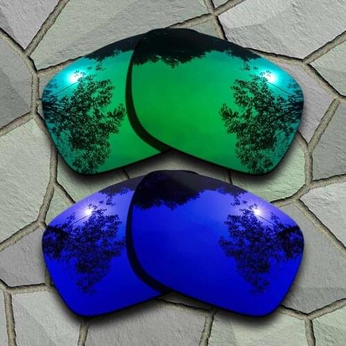Jade Green&Violet Blue Sunglasses Polarized Replacement Lenses for Oakley Holbrook