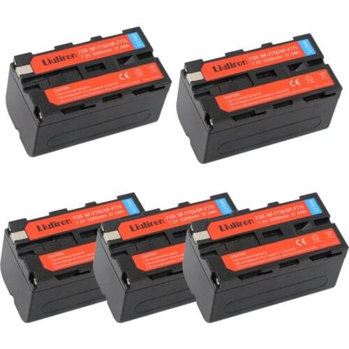 New NP-F770 NP F770 NP-F750 NP F750 Digital Battery for Sony CCD-RV100 RV200 SC5 SC6 SC55 SC65 TRV66 TRV67 DCM-M1 DCR-SC100 TR7