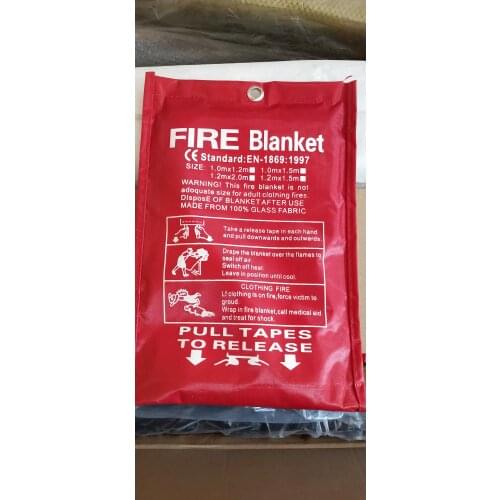 1mX1m fire blanket, welding blanket factory use, escape special fire equipment, fire fighting material.fire extinguishing tools