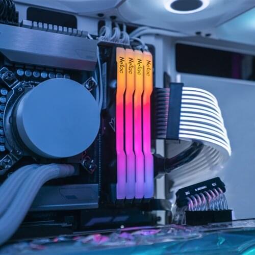 Netac DDR4 Ram Memory RGB 3200MHz 8GB x2 Dual Channel XMP 2.0 RAM Memoria DDR4 PC4 25600MB/s Heatsink for Motherboards Intel AMD