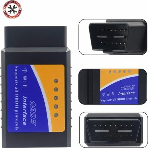 Original PIC18F25K80 Chip Super OBD2 ELM327 WIFI V1.5 Hardware Works Android/iOS ELM 327 Bluetooth/WIFI For Phone Works Diesel