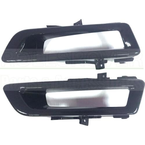 ROLLSROVER Pair of Black Front Bumper Fog Lamp Bezel Molding For Discovery Sport 2015-2018 OEM LR061234 LR061239