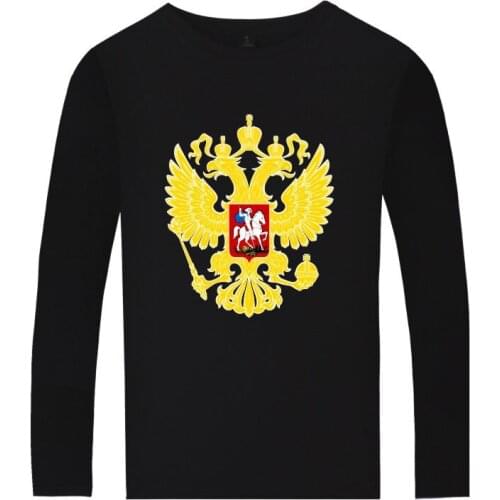 Russia Is Our Power T shirt Men Women Brand Cotton Tshirt T-shirt Double-headed Eagle Russia Style Tshirts Tops Plus Size 4XL