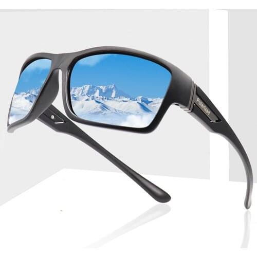 DJXFZLO Brand 2020 New Square Sunglasses Men Polarized Sun Glasses Retro Vintage Goggles Women Fashion UV400 Driving Eyewear