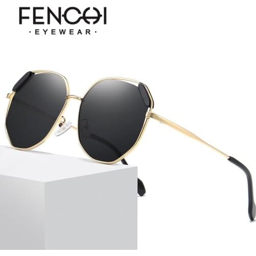 FENCHI 2020 women sunglasses polarized fashion trend pink female sun glasses zonnebril dame lunette de soleil femme
