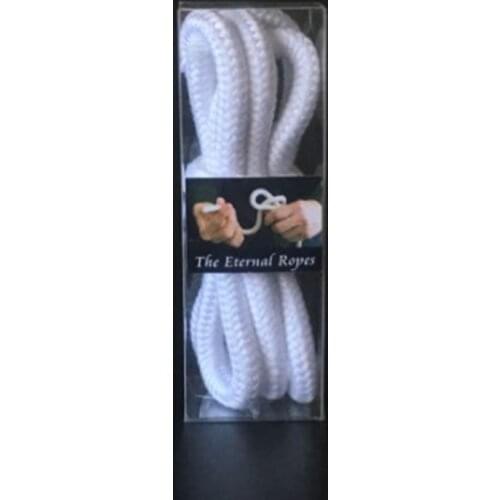 The Eternal Ropes (White) Stage Magic Tricks Props Mentalism Illusions Close Up Professional Magicians Comedy Classic Rope Magic