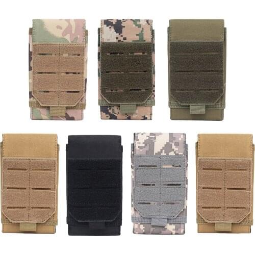 Outdoor Mobile Phone Holster Tactical 600D Nylon Waterproof Belt Pouch Waist Bag Phone Carrying Bag for 7" Waist Accessories