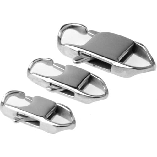 10/50/100pcs 22/26/32mm Solid Stainless Steel Lobster Clasps DIY Findings Lot