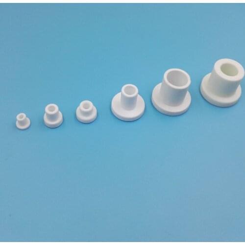 1Pc Alumina ceramic insulators High temperature ceramic posts Anti-oxidation T-shaped insulating ceramic parts