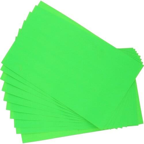 10Pcs Self-Adhesive Removable Labels, 0.4 Inch Diameter, Green