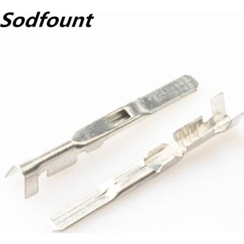 100pcs H62 brass tinned 3.0mm automotive terminal Automotive connector male terminal DJ611-3×0.6B