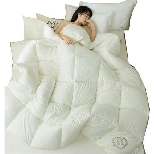 2021 Cheap Winter Comforter Thick Quilt Super Warm Soft Bed Hotel/Home Different Thickness edredones acolchados invierno