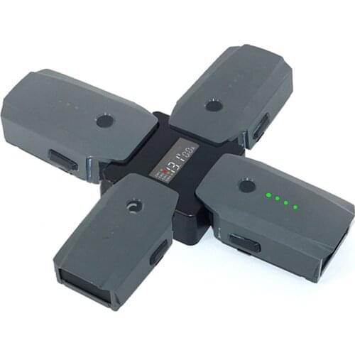 4 in1 Battery Steward Charging Board Charger Adapter hub with Digital LCD Display for DJI Mavic Pro drone Accessories