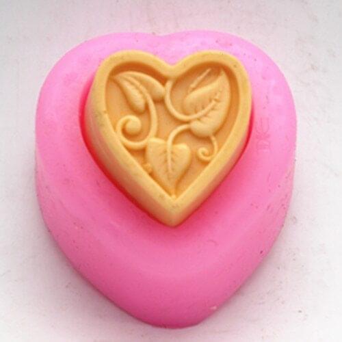 501 soap mold/handmade soap mold/silicone mold/soap mold/die love flowers die of silicone soap
