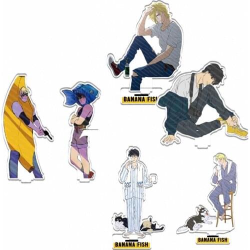 Anime BANANA FISH Acrylic Stand Figure Display Model Plate Tabke Decor Cosplay Aslan Jade Callenreese Ash Lynx Okumura Eiji