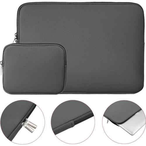 Rainyear Laptop Sleeve Cover Tablet For Macbook Air Pro 11 12 13 14 15 in Lenovo Asus Acer Dell HP Notebook Case Grey