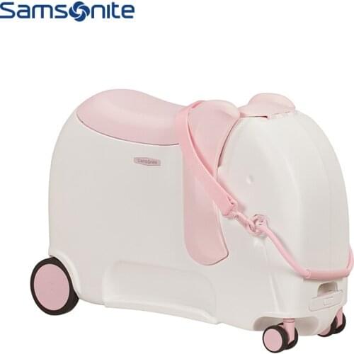 Childrens Luggage Mount Cartoon Pull Rod Luggage Mens and Womens Travel Cycling Suitcase