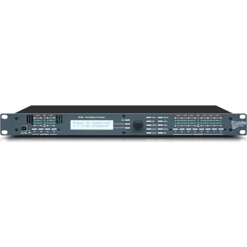 Speaker Processor 4.8SP 1U Rackmount Fully Programmable 4-Input/8-Output 24-Bit Digital Audio System Processor