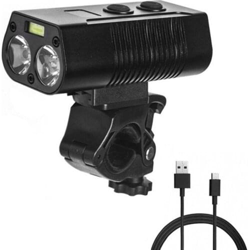 750 Lumen Bicycle Headlight 200M Ranges Aluminum Alloy Bicycle Night Cycling Headlight Practical Accessories IP65 Waterproof