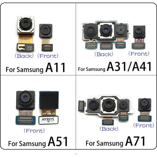 Original Front And Back Camera Flex For Samsung Galaxy A11 A21S A31 A41 A71 Facing Face Camera Flex Cable Replacement