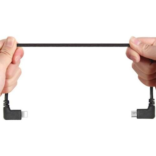 29CM Nylon Braided Data Cable Plug And Play Universal Remote Control Cable for Mavic Mini / Mavic 2/ Mavic Air Drone Accessories