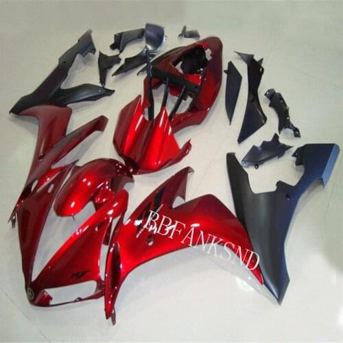 Injection Mold Fairing Kit for YZFR1 04 05 06 YZF R1 YZF1000 2004 2005 2006 ABS Plastic Red black Bodywork