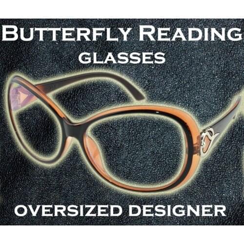 Eyeglasses Gafas = Scober Oversized Fashion The Worlds Largest Butterfly Reading Myopia Glasses Spectacles -0.75 -1 -1.5 To -6