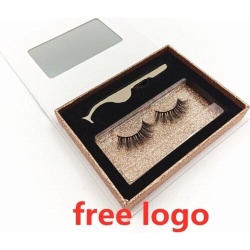 Wholesale false eyelash packaging box lash boxes package custom logo faux cils 25mm mink lashes strip bulk vendors