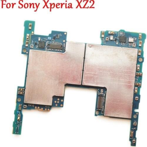 Full Work Original Unlock Motherboard For Sony Xperia XZ2 H8296 H8216 6GB+64GB Logic Circuit Electronic Panel Global ROM