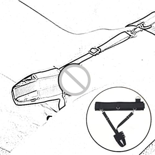 SM Belt Vibrator Harness Holder Adjustable Waist Wearable Design Constrained Forced Strap For Dildo Wand Massager Adult Sex Toys