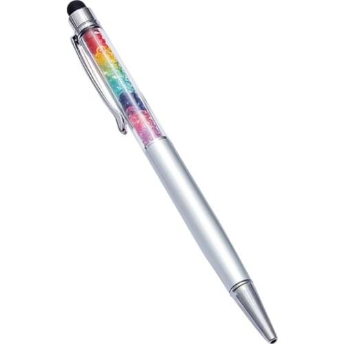 Wholesale Metal Ballpoint Pen Crystal Pen Diamond Touch Screen Capacitive Roller Ball Pen Promotional Advertising Stationery
