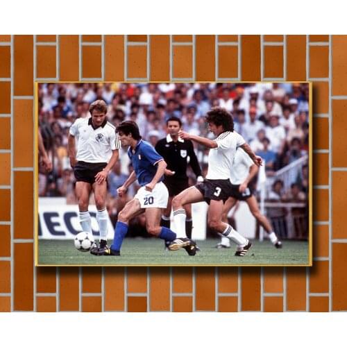 Silk Poster Home Decoration Paolo Rossi Italy Legend Great Footballer Star (3) Wall Art Christmas Gift