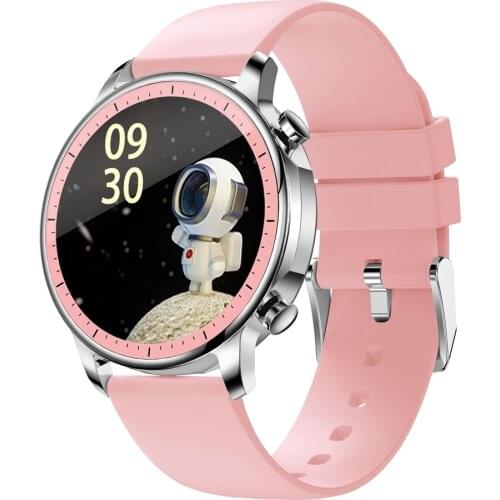 V23 Women Smart Watch Full Touch Fitness Tracker IP67 Waterproof Blood Pressure Smart Clock Men Smartwatch