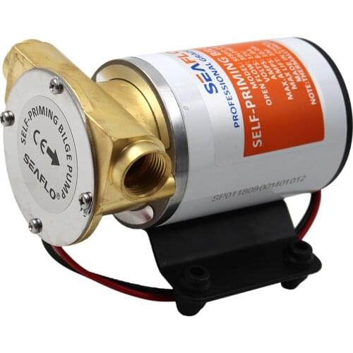 Seaflo Water Puppy Self Priming Bilge Pump Marine Utility Bilge Pump 12V DC Bronze