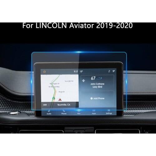 10.1 Inch Car Navigation Screen Protector Central Screen Tempered Glass Screen Protective Film For LINCOLN Aviator 2019-2020