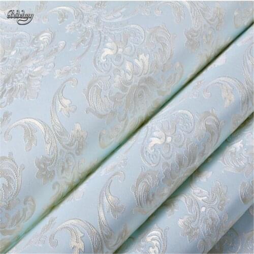 Beibehang Nonwovens European Style 3d Stereo Wallpaper Damascus Living Room Bedroom TV Background Wallpaper