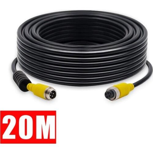 4 Pin Car Video DVR Cable Reversing Aviation Head Car Camera Video Cable Extension Cable Wire for Car Truck