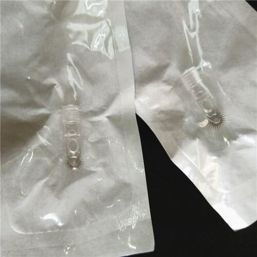 50 Pcs Newest Disposable Roller Microblading Needles Tattoo Eyebrow Fog Embroidery Pin for Permanent Makeup Micro Manual Pens