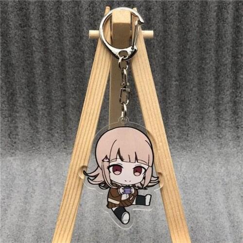 Danganronpa V3 Acrylic Keychain Nanami ChiaKi Keyring Acrylic Figure Keyring Pendant Cosplay Chains Collection Model Toy