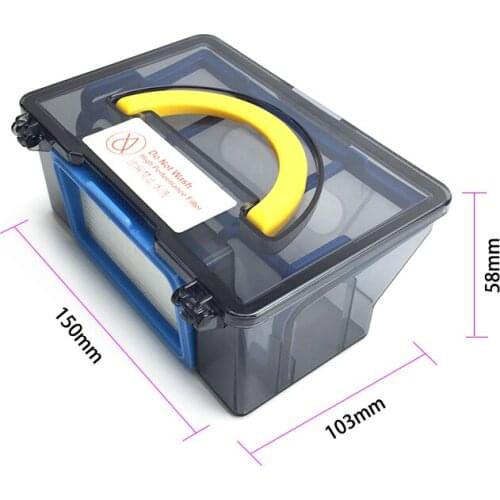 Robot vacuum cleaner accessories for Ilife v5s v3 v5 v5s pro v50 original hepa filter dust box high efficiency filter
