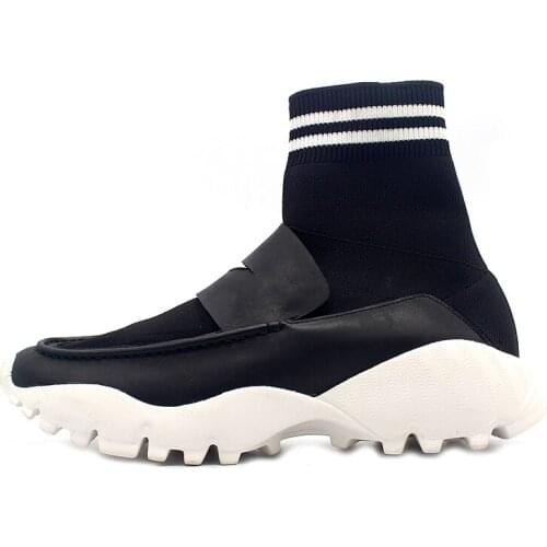 England Style Ankle boots Genuine Leather Fashion comfort Loafers Men Boots Male Round toe Sports Boots for men