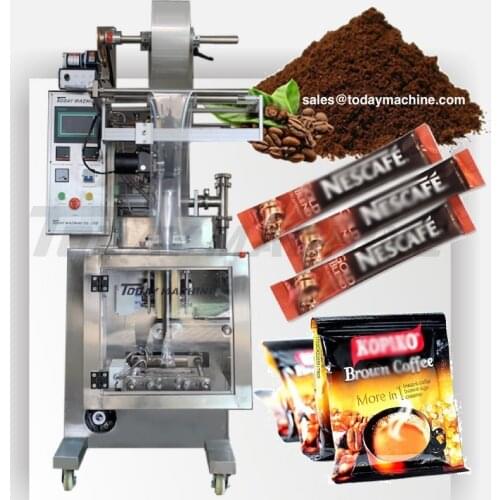 Automatic Probiotic Enzyme Horizontal Auger Turmeric Masala Powder Sachet Filling Packing Machine