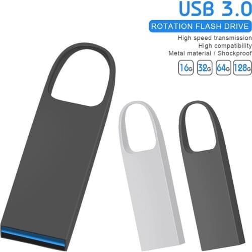 Pendrive mini usb 3.0 Flash Drive waterproof pen drive 128GB 64GB 16gb high speed cle usb stick memoria flash disk custom logo