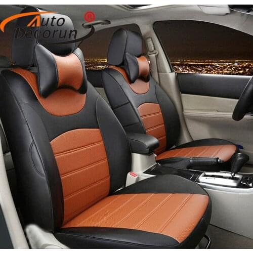 AutoDecorun dedicated PU leather cover seats for Subaru Impreza accessories seat covers set car seats cushion supports styling