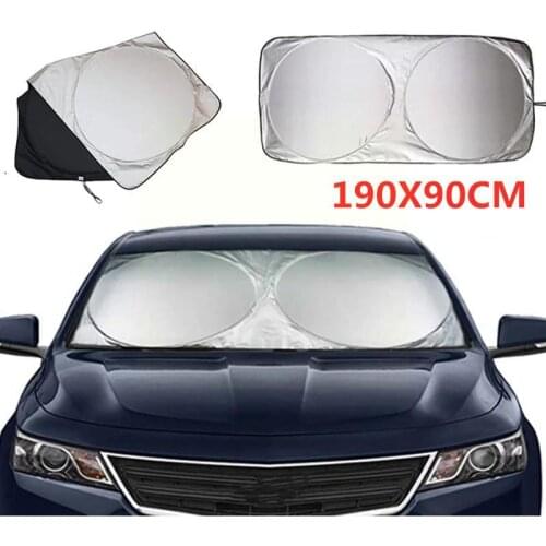 Car Sun Shade Cover UV Protection Shield Front Rear Window Shade Sun Shade Car Cover Visor Windshield Sunshade For Car Sun E0S5