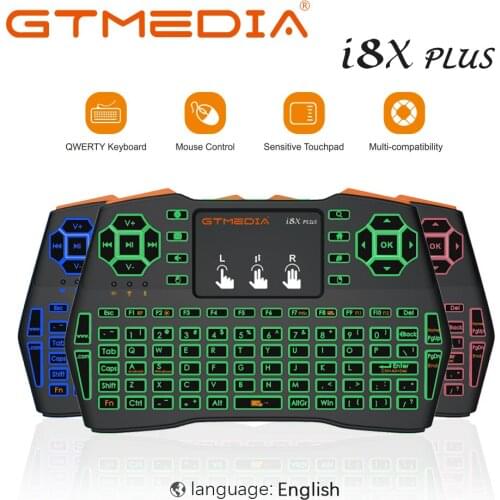 GTMEDIA i8x Plus Mini Wireless Gamer Mechanical keyboard Air Mouse Remote Touchpad for TV Box GTC G5 PC Mac
