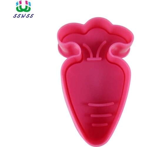 Carrot Vegetables Pattern Printing Molds,Food Grade Plastic Cake Decorating Cutters Tools,Direct Selling