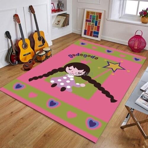 Cartoon Printing Floor Mat Bathroom Toilet Anti-skid Mat Bedroom Door Mat Kitchen Entrance Absorbent Non-slip Mat