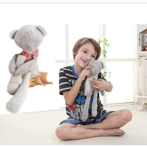 New Style Plush Stuffed Cute Appease Rabbit Bear Animal Toys Infant Baby Comfort Dolls For Children Kids Birthday Pretty Gift