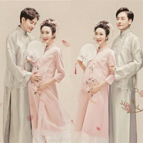 Maternity Dress For Photo Shoot Pregnant Women Photography Clothes The Traditional Clothes Of Han Nationality Hanfu For Lovers